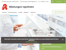 Tablet Screenshot of nibelungen-apotheke-passau-app.de